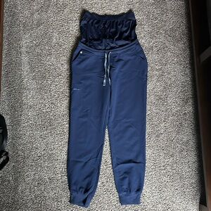 Figs Navy Blue Track Pants